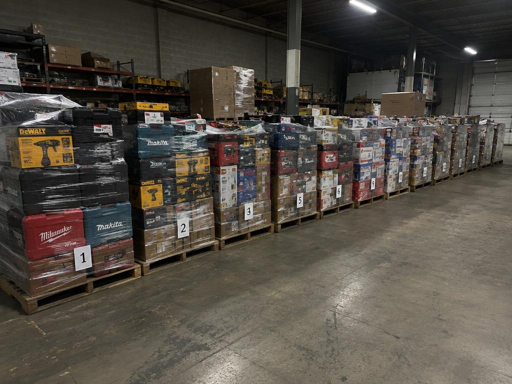 Power Tools & Hardware — 13 Pallets